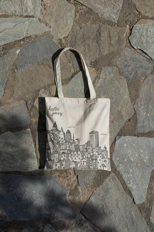 Rooftop Johnny Cotton Tote bag