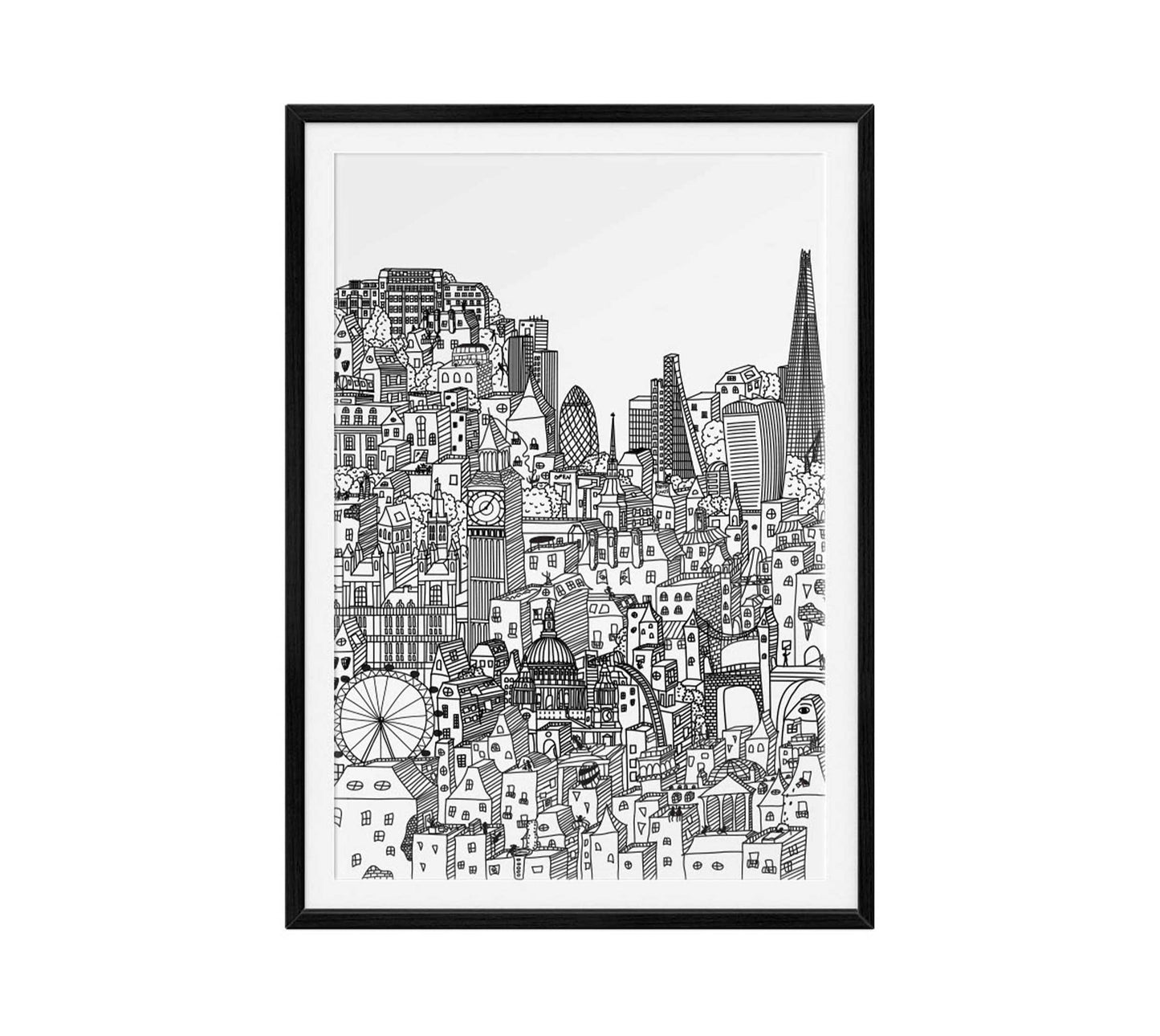 London Rooftops Print