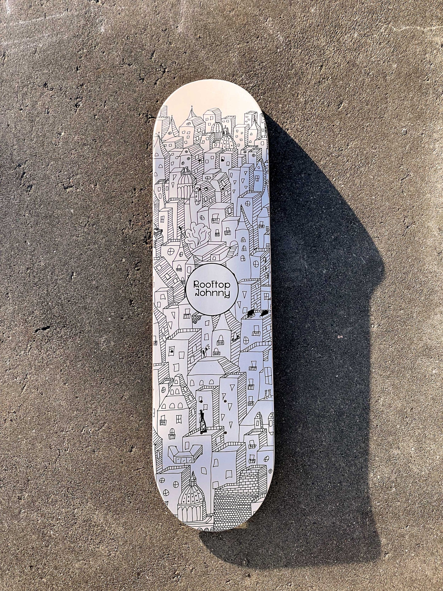 Too Many Rooftops Skateboard - 8.25