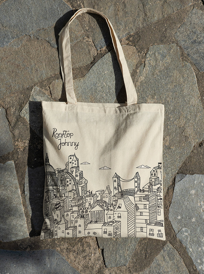 Rooftop Johnny Cotton Tote bag